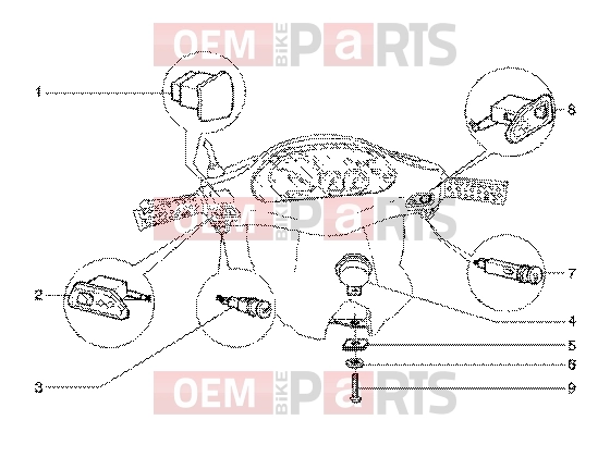 Electrical system » Electrical devices - Gilera Runner 125 FX 2T