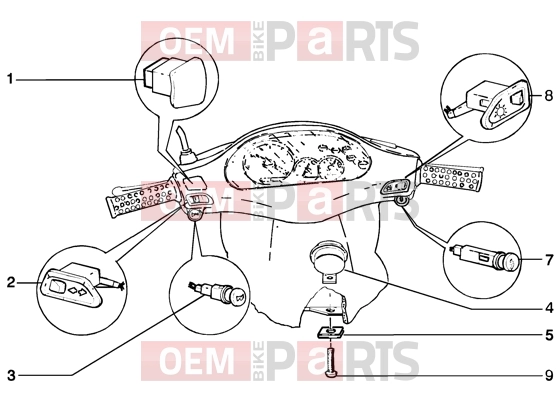 Electrical system » Electrical device - Gilera Runner 200 VXR 4T