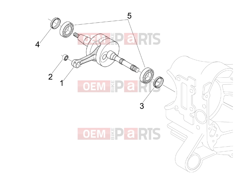 gilera 2011 Stalker 50 Engine » Crankshaft
