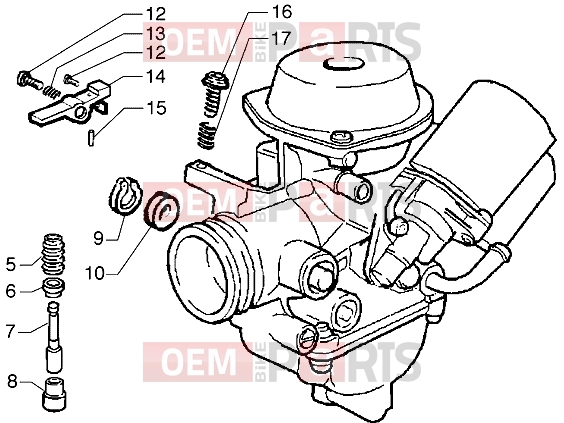 gilera Runner VX Engine » Carburettor