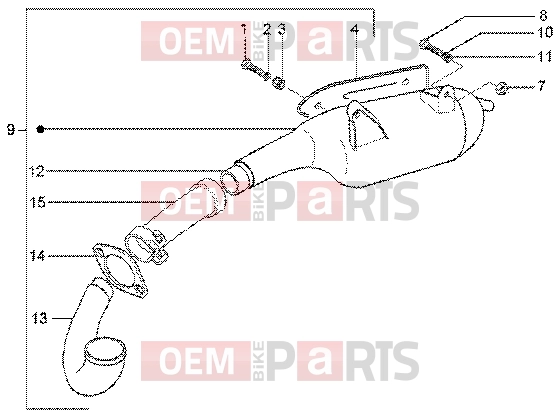 gilera Runner VX Engine » Silencer