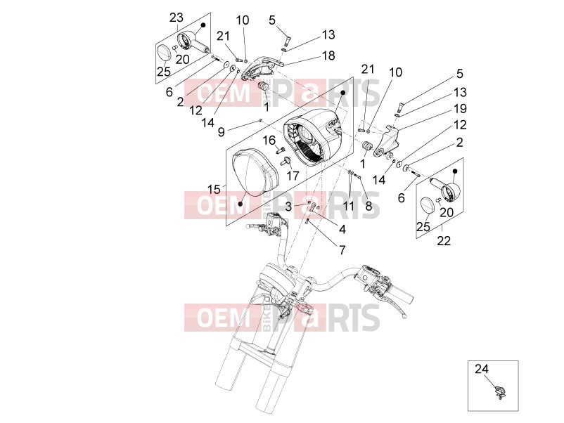 Lights - Instruments » Front lights - Motoguzzi Eldorado 1400 ABS 2017