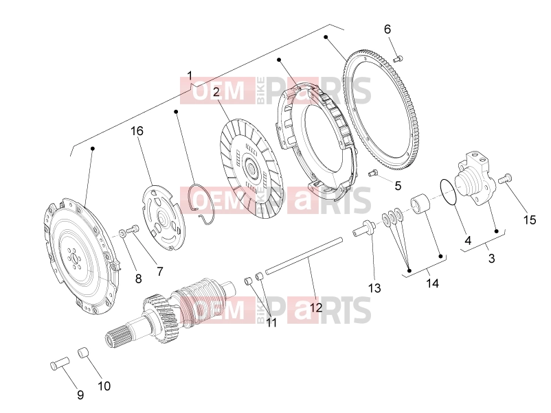 Engine » Clutch - Motoguzzi Eldorado 1400 ABS 2019