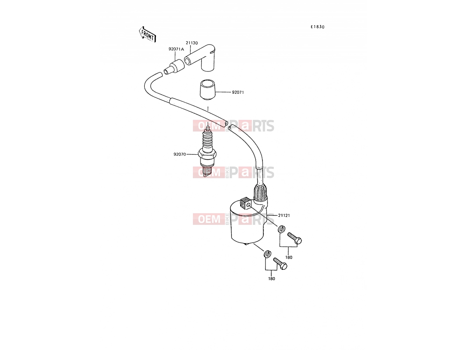 Ignition System - Kawasaki AR80 (AR80-C8) 1990
