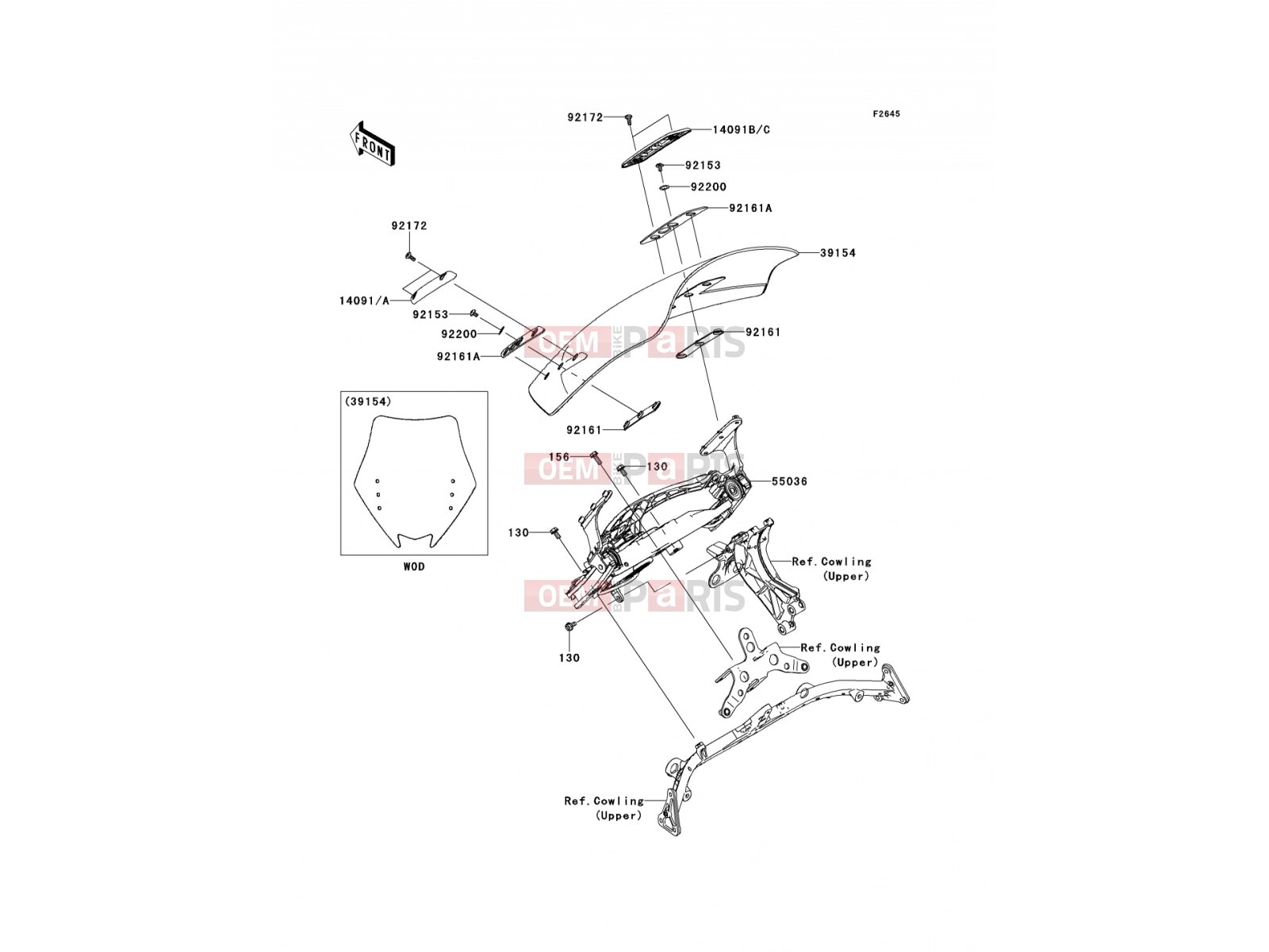 KAWASAKI 2009 Windshield