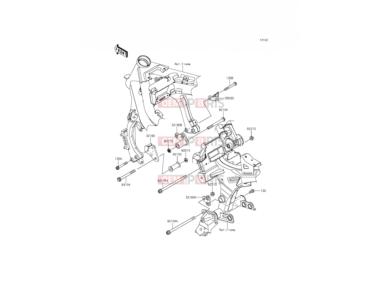 KAWASAKI 2012 Engine Mount