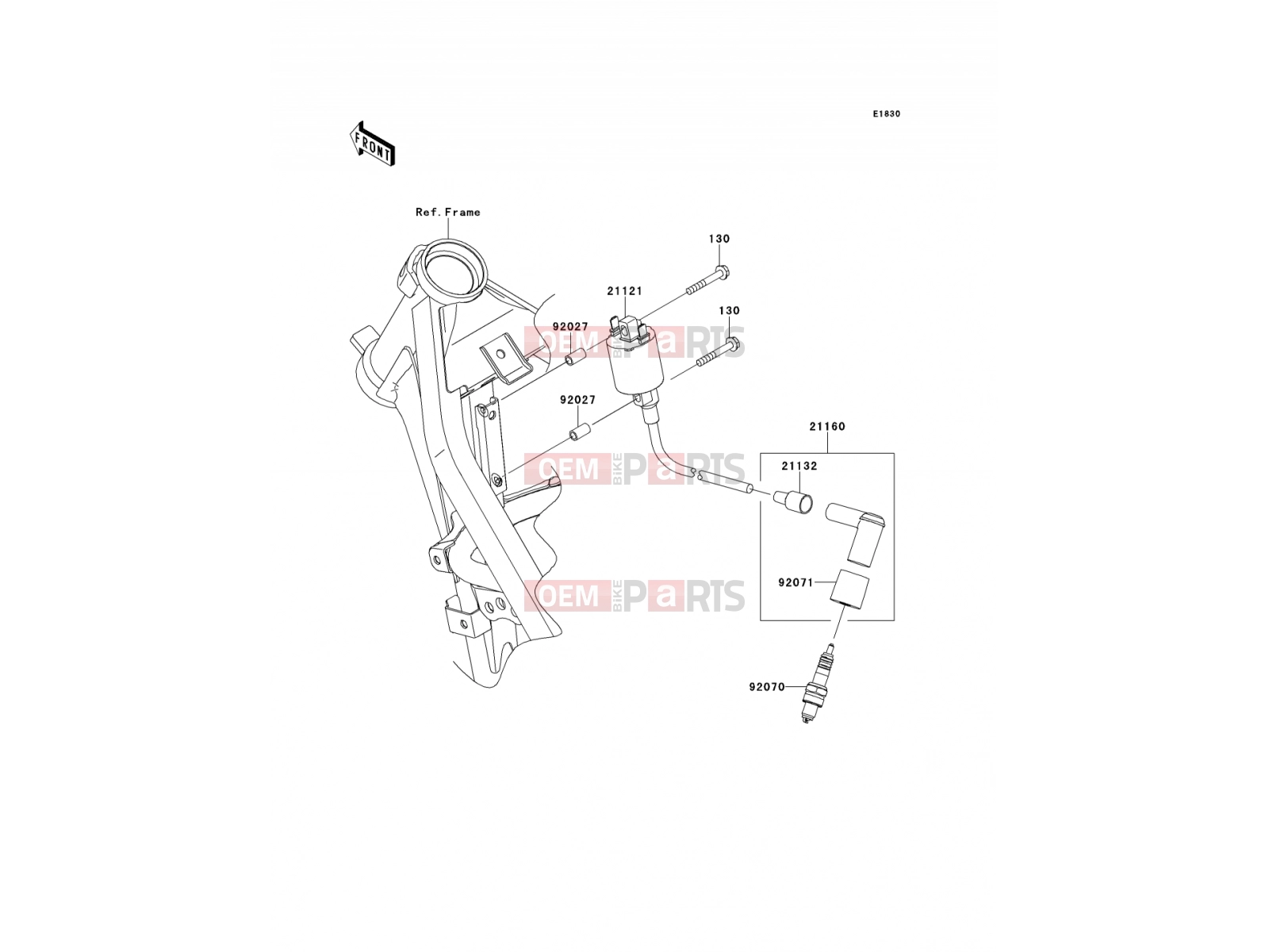 Ignition System - Kawasaki D-TRACKER 125 (KLX125DDF) 2013