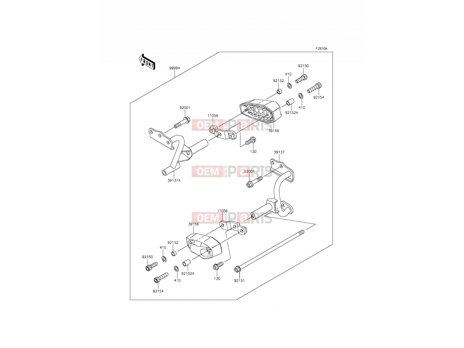 Accessory(Engine Guard) - Kawasaki NINJA 300 ABS (EX300BDF) 2013