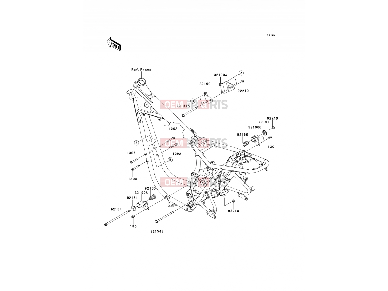 KAWASAKI 2013 Engine Mount