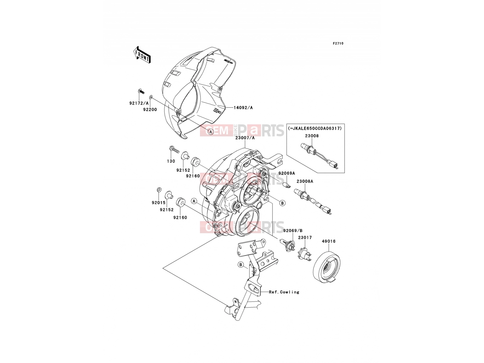 KAWASAKI 2014 Headlight(s)