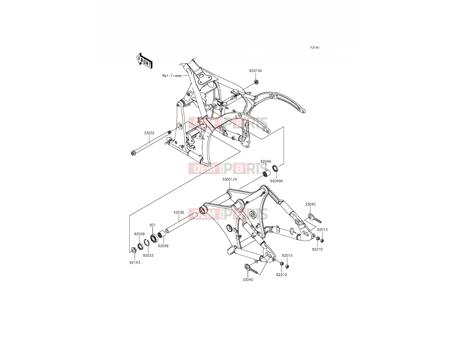 KAWASAKI 2014 Swingarm