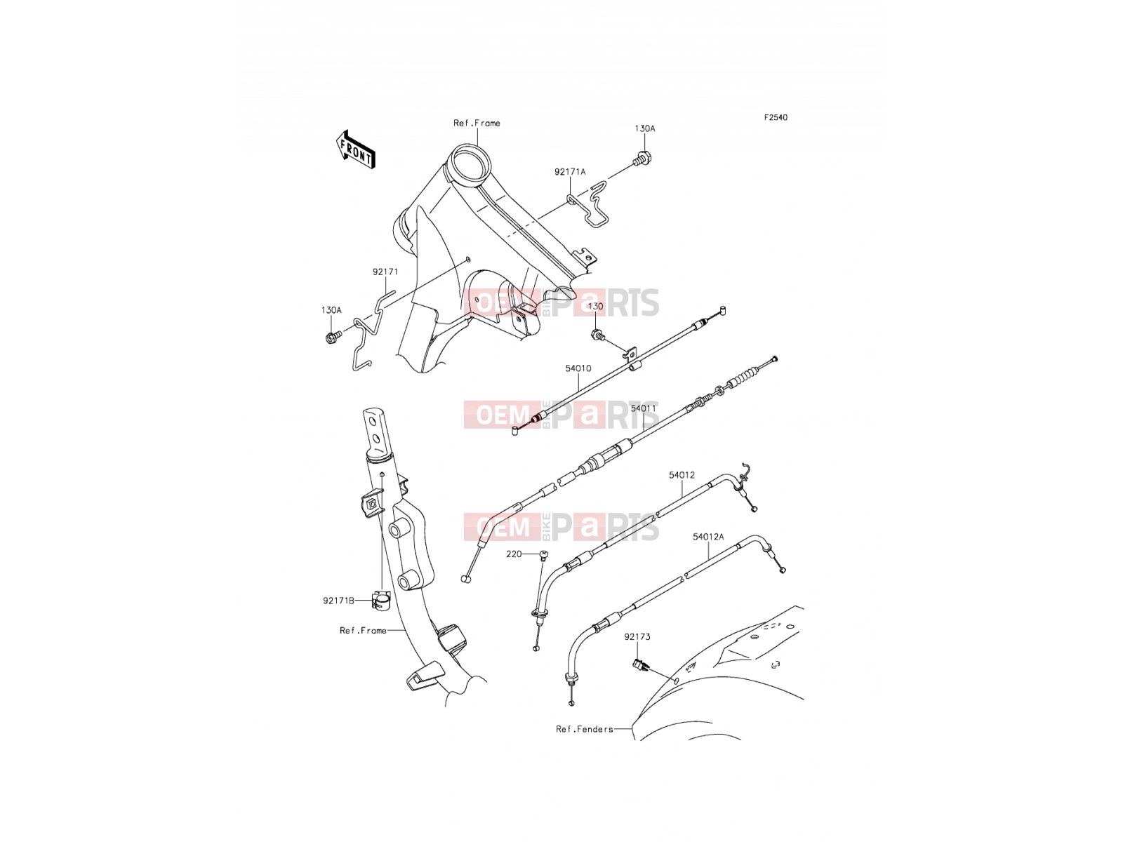 KAWASAKI 2014 Cables