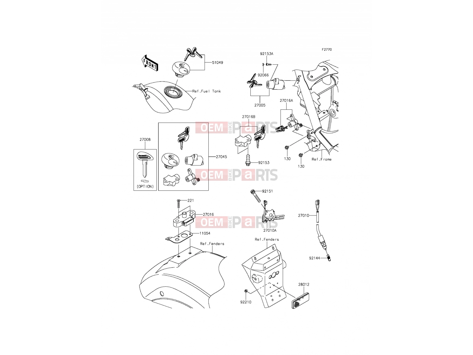 KAWASAKI 2014 Ignition Switch
