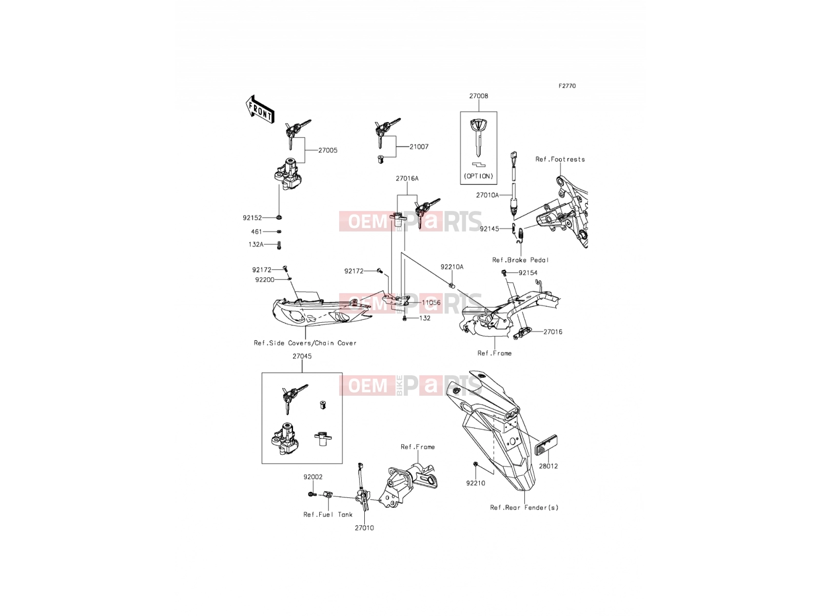 KAWASAKI 2015 Ignition Switch