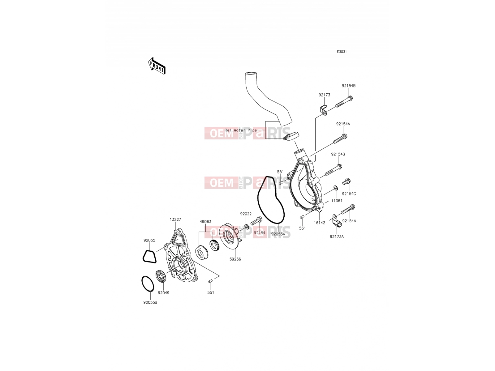 KAWASAKI 2016 Water Pump