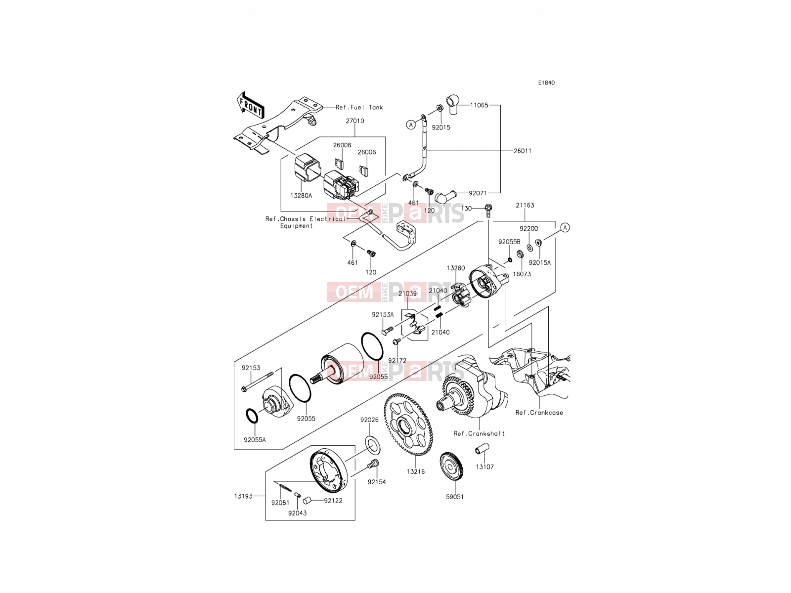 KAWASAKI 2016 Starter Motor