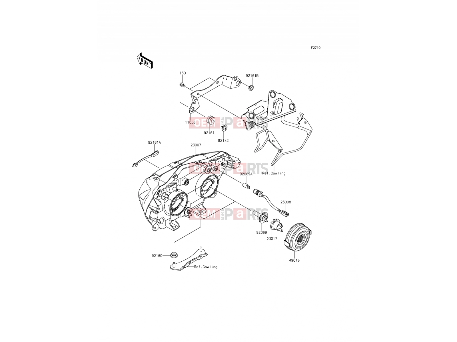 KAWASAKI 2016 Headlight(s)