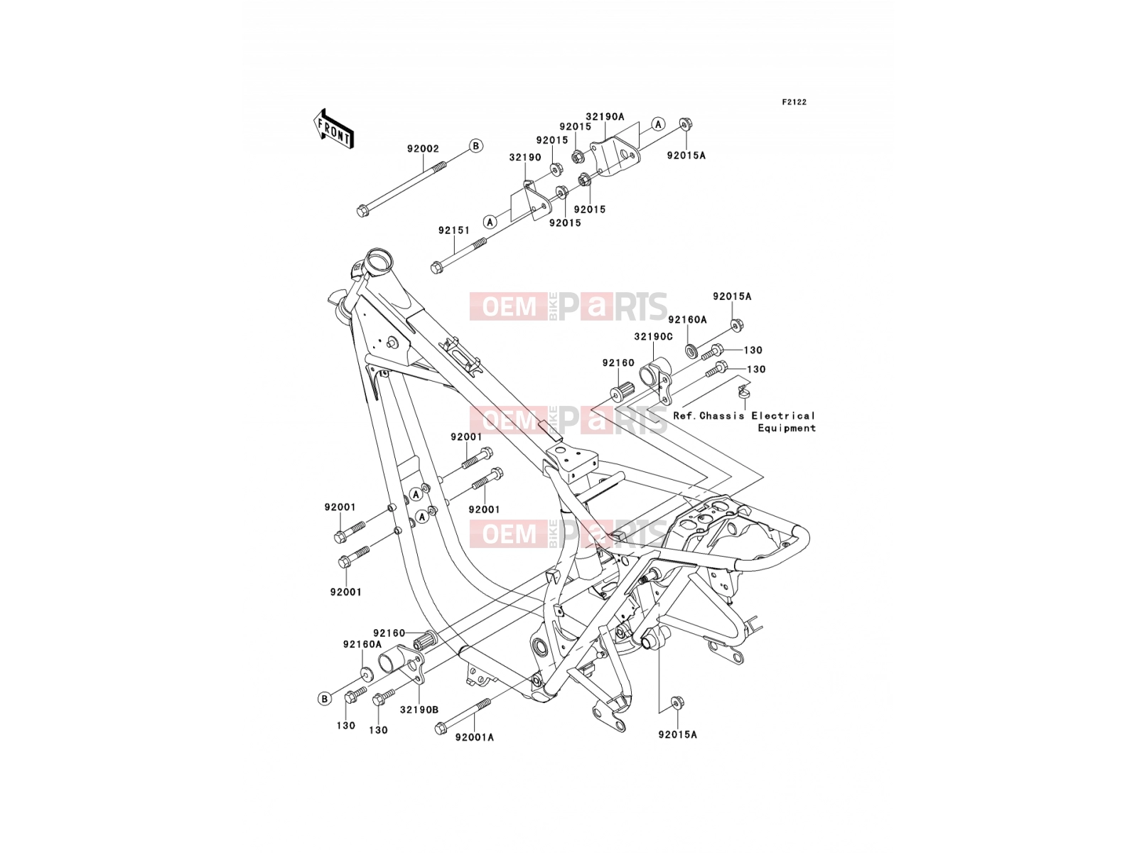KAWASAKI 2001 Engine Mount