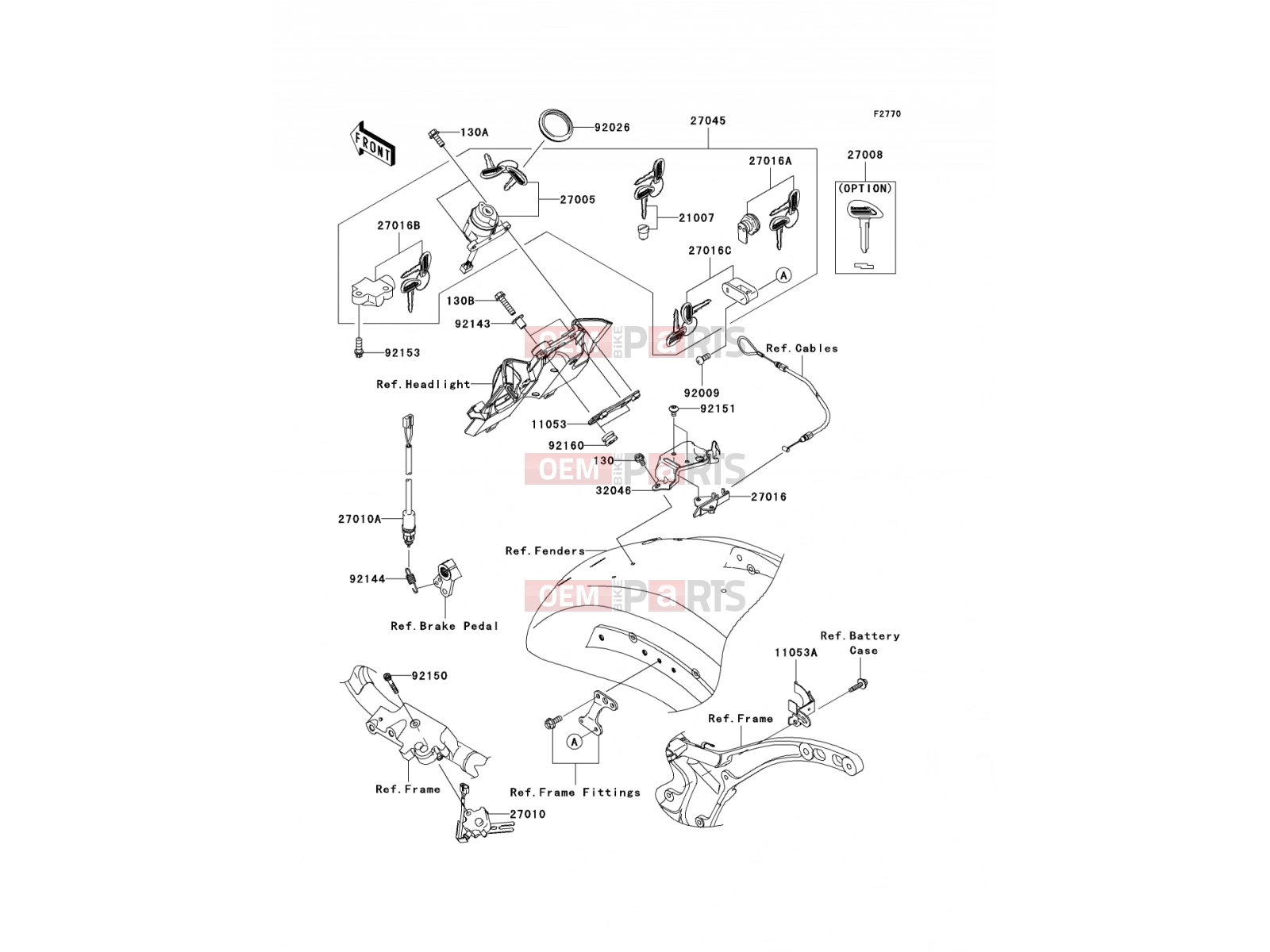 Ignition Switch - Kawasaki VN2000 (VN2000-A2H) 2005