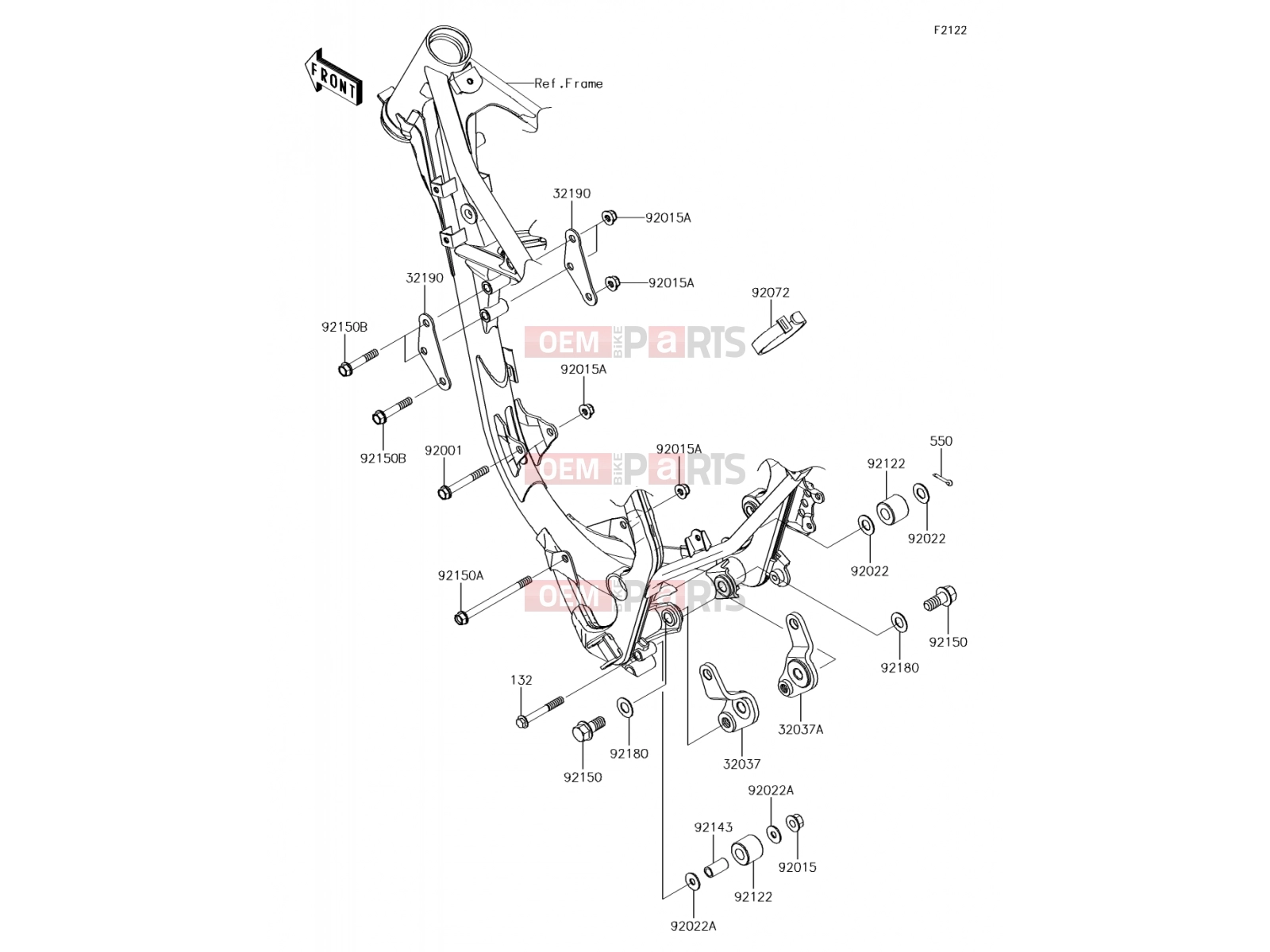 KAWASAKI 2014 Engine Mount