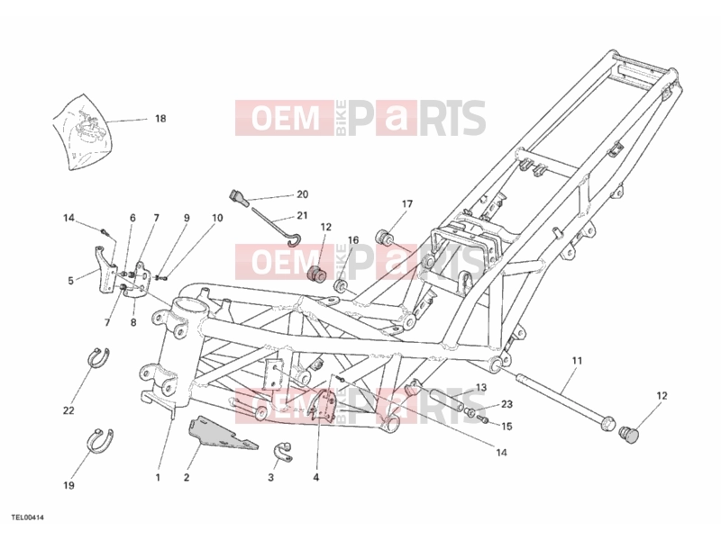 DUCATI 2007 Sporttouring ST3 S ABS FRAME » FRAME