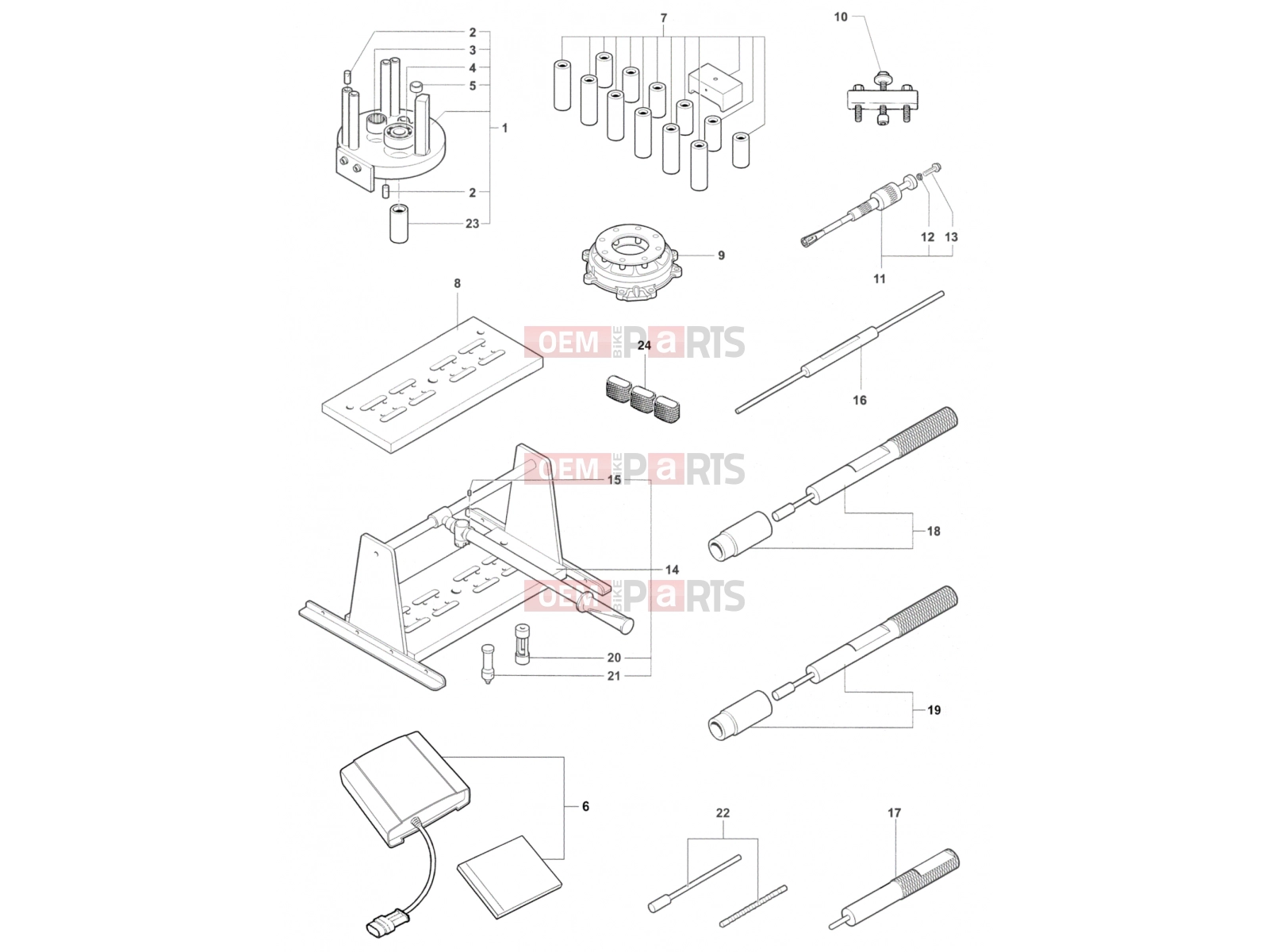 MV Agusta 2013-2015 F4 Service Tools Engine 1