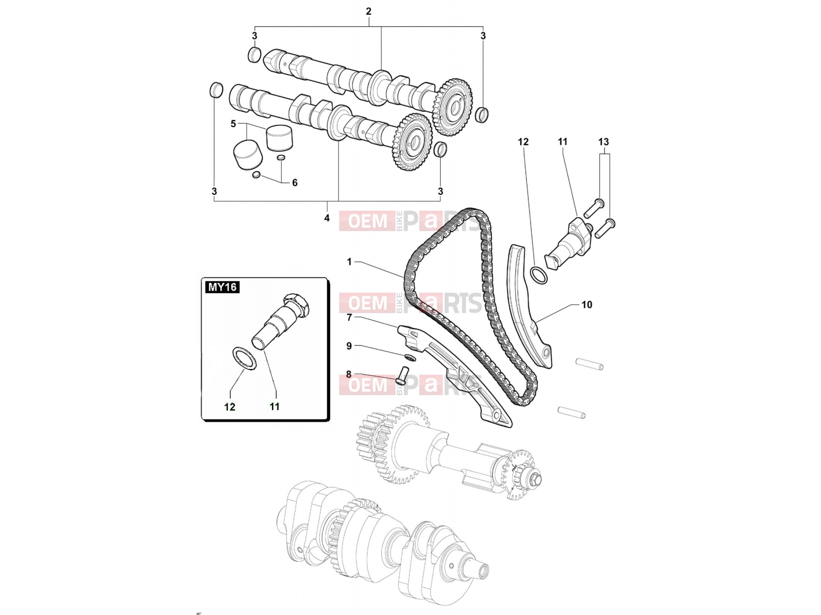 MV Agusta Rivale 800 Timing System