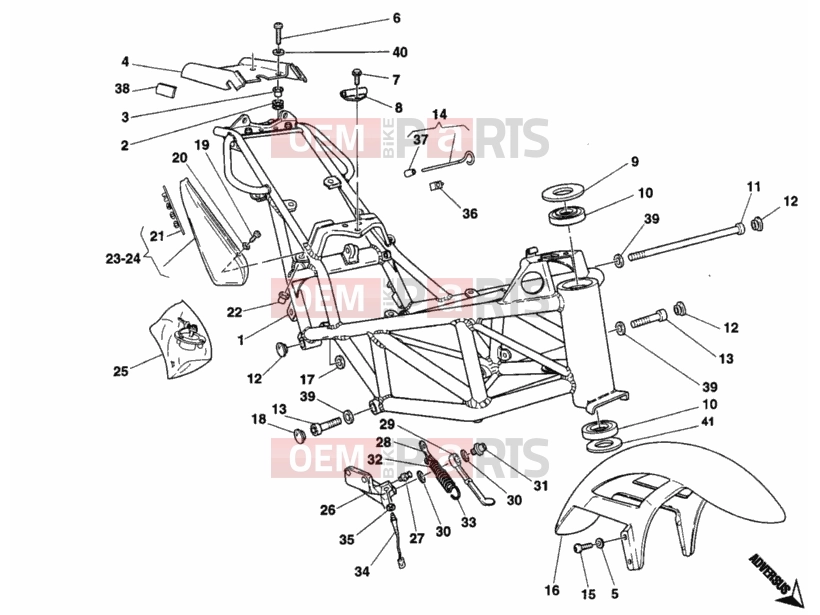 DUCATI 2006 Monster 400 FRAME » FRAME