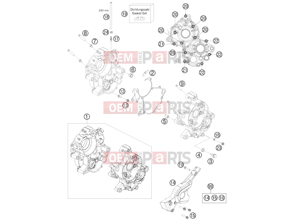 ENGINE CASE|Engine|30 - KTM 65 SX (6001K6) [EU] 2011