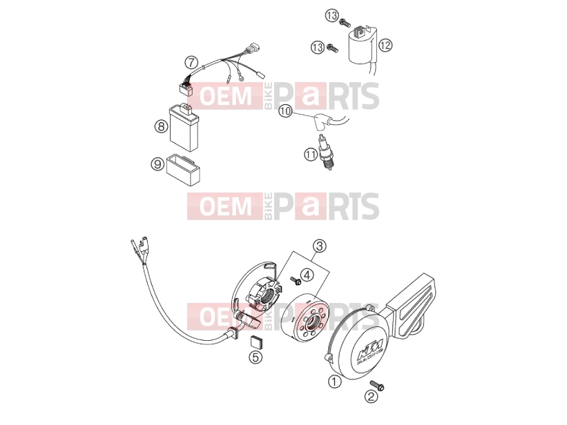 IGNITION SYSTEM|Engine|39 - KTM 65 SX (600136) [EU] 2003