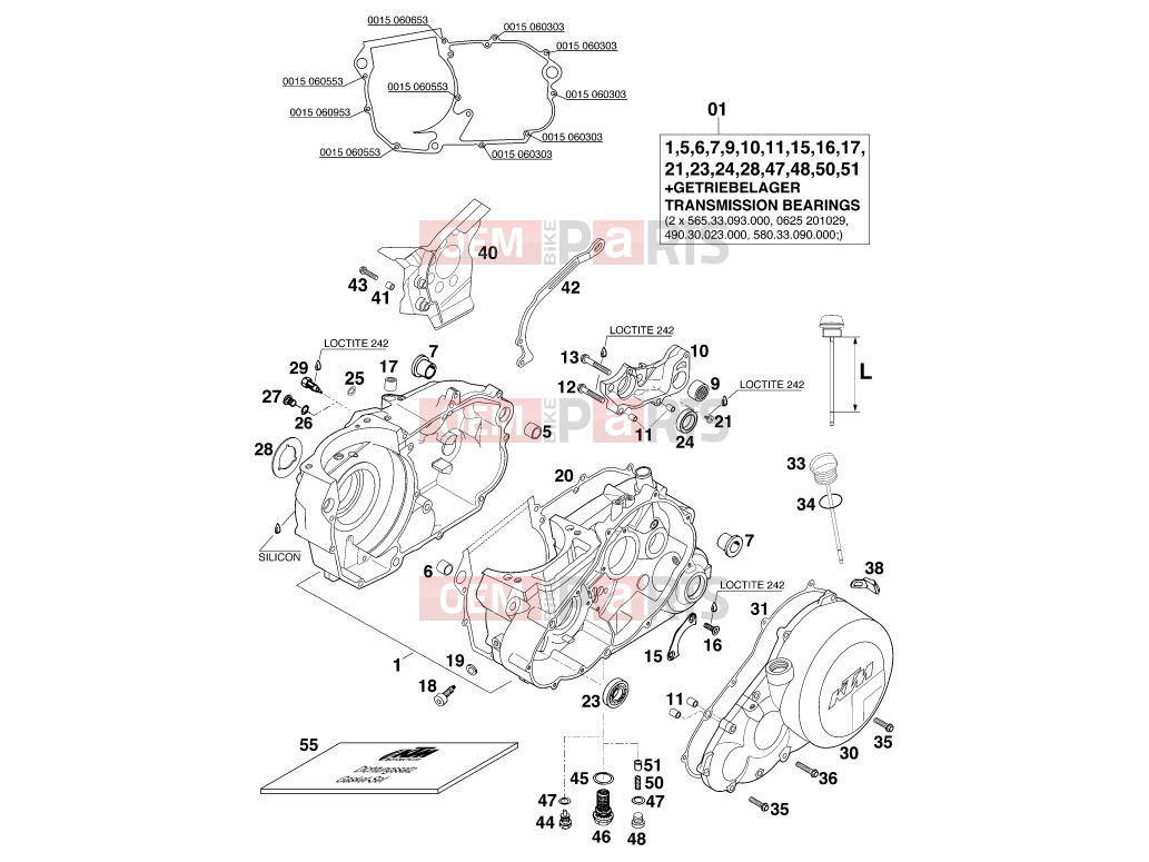 ENGINE CASE|Engine|30 - KTM 640 LC-E (976006) [AU] 2000