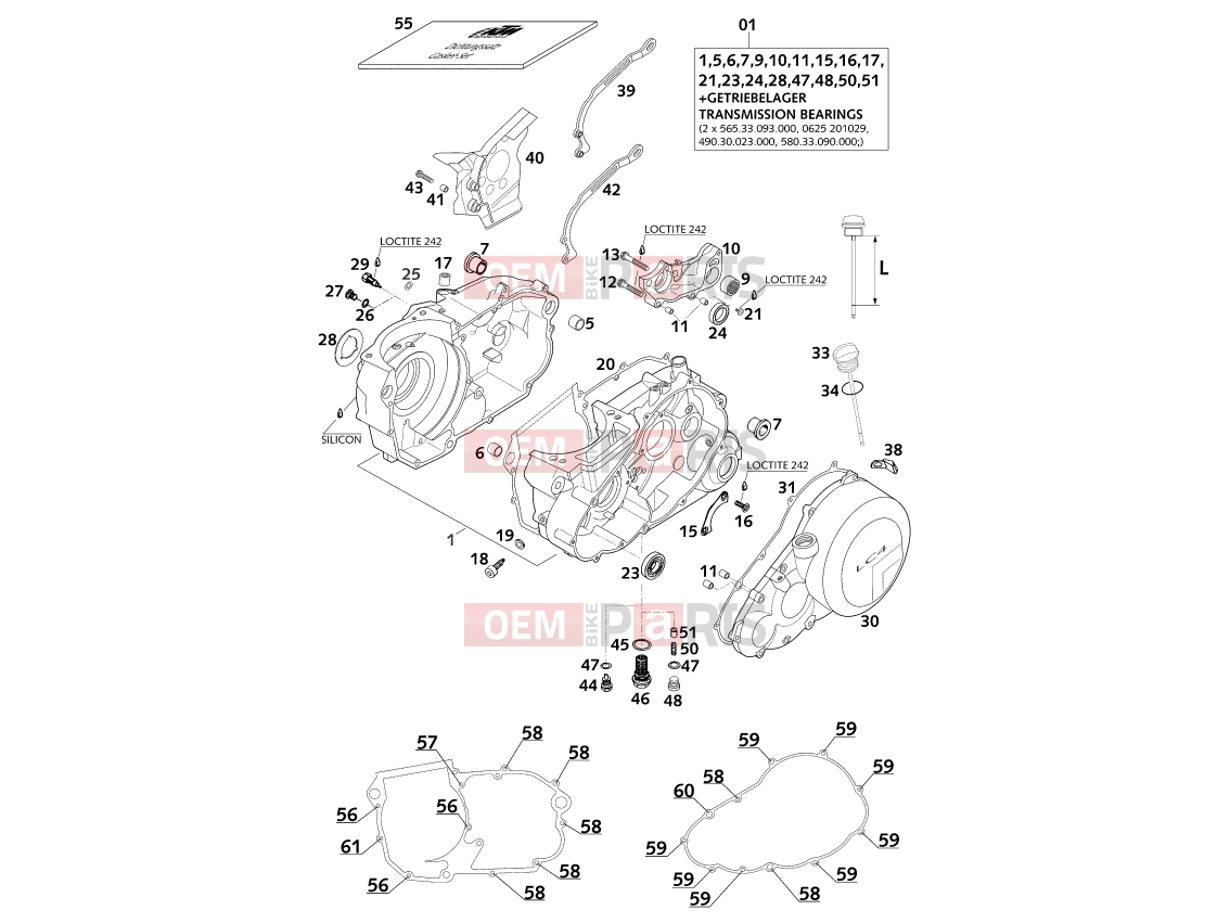ENGINE CASE|Engine|30 - KTM 640 LC-E (976006) [AU] 2000