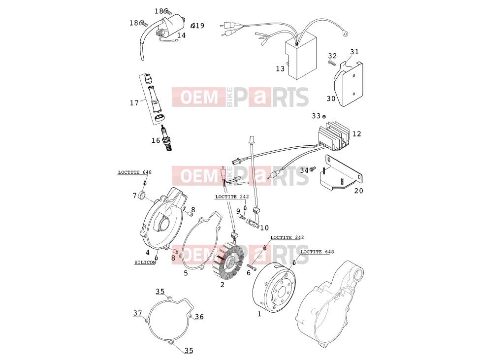IGNITION SYSTEM|Engine|39 - KTM 400 LC4-E (930306) [EU] 2000