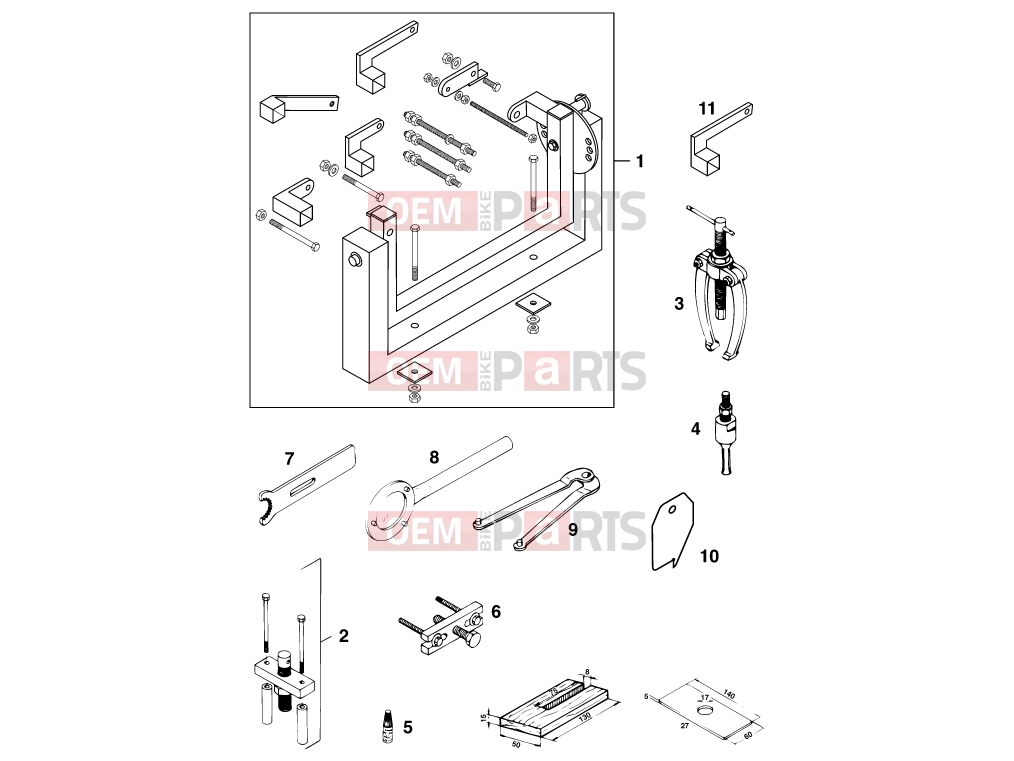 KTM 65 SX (600106) [EU] 2000 Special tools (engine)|Engine|29