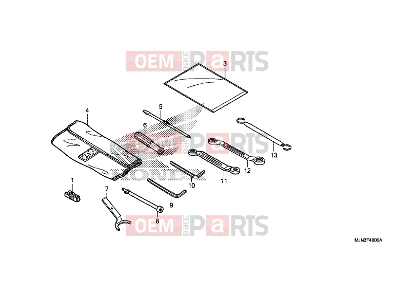 HONDA CTX1300A 2016 F-48 TOOLS
