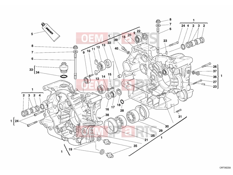 DUCATI 2006 Monster S2R 800 CRANKCASE » ENGINE CASE