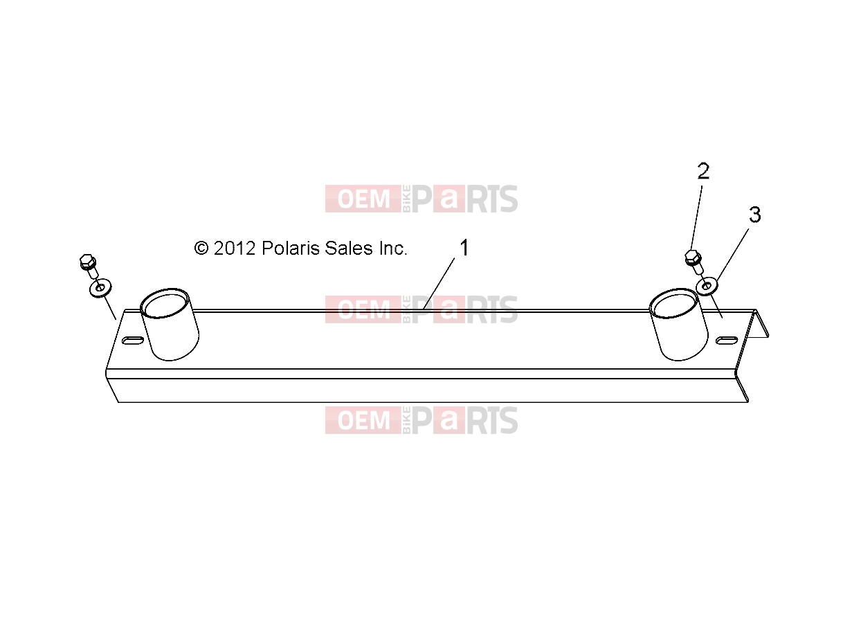 Polaris 2011 LEV GEM - e2/e4/e6/eS/eL/eLXD BODY | BODY, SUPPORT PACK - e6 (49GEMBODY11SUPPORT)