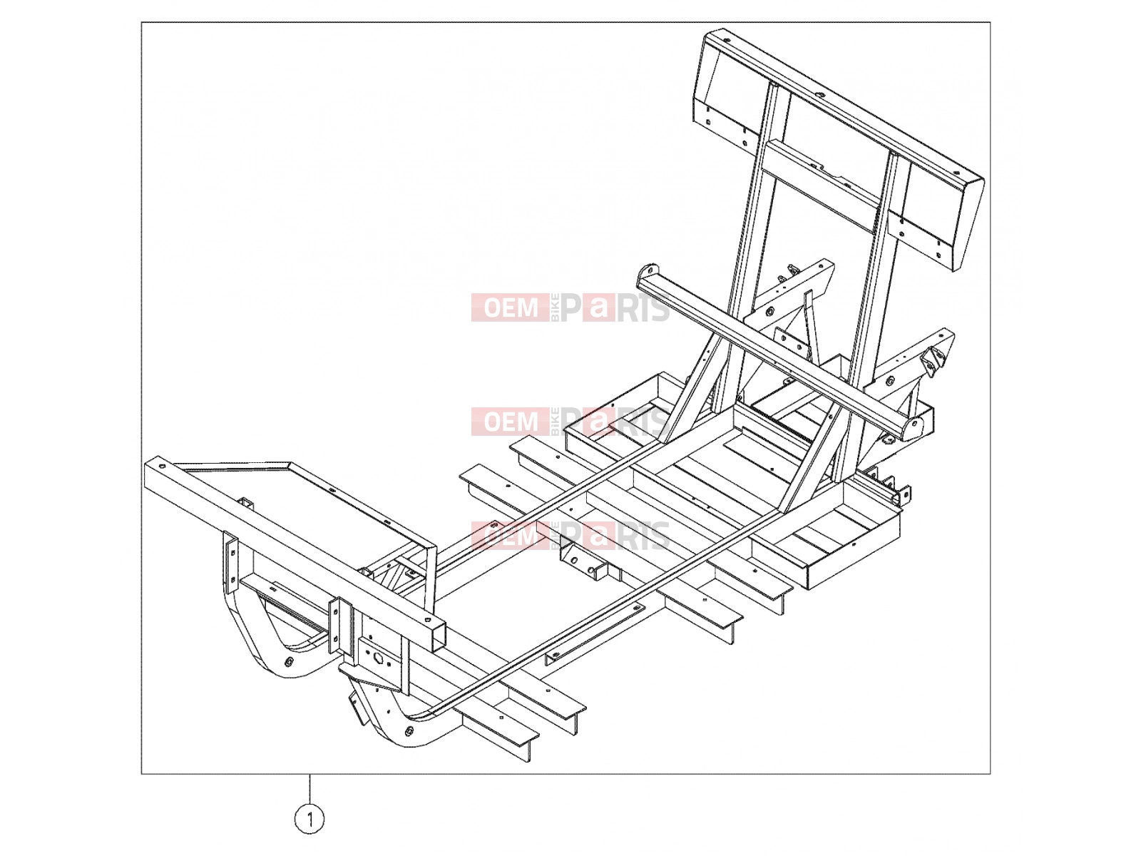 Polaris 2010 LEV GEM - E2/E4/E6/ES/EL/ELXD FRAME - e4 (49GEMFRAME11E4) | FRAME - e4 (49GEMFRAME11E4)
