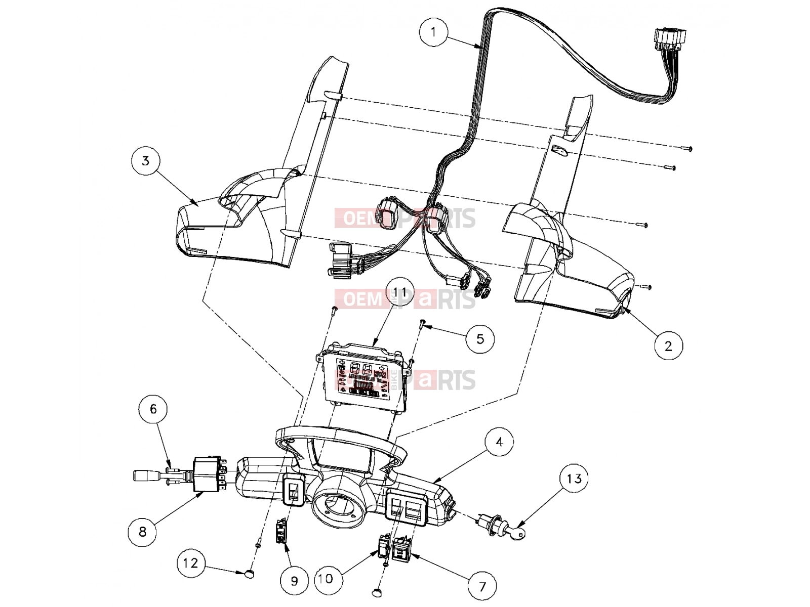Polaris 2007 LEV GEM - E2/E4/E6/ES/EL/ELXD ELECTRICAL | ELECTRICAL, COLUMN STEERING UTILITY - e6wSopt/eS/eL/eLXD (49GEMELECTRICAL11COLUMNU)
