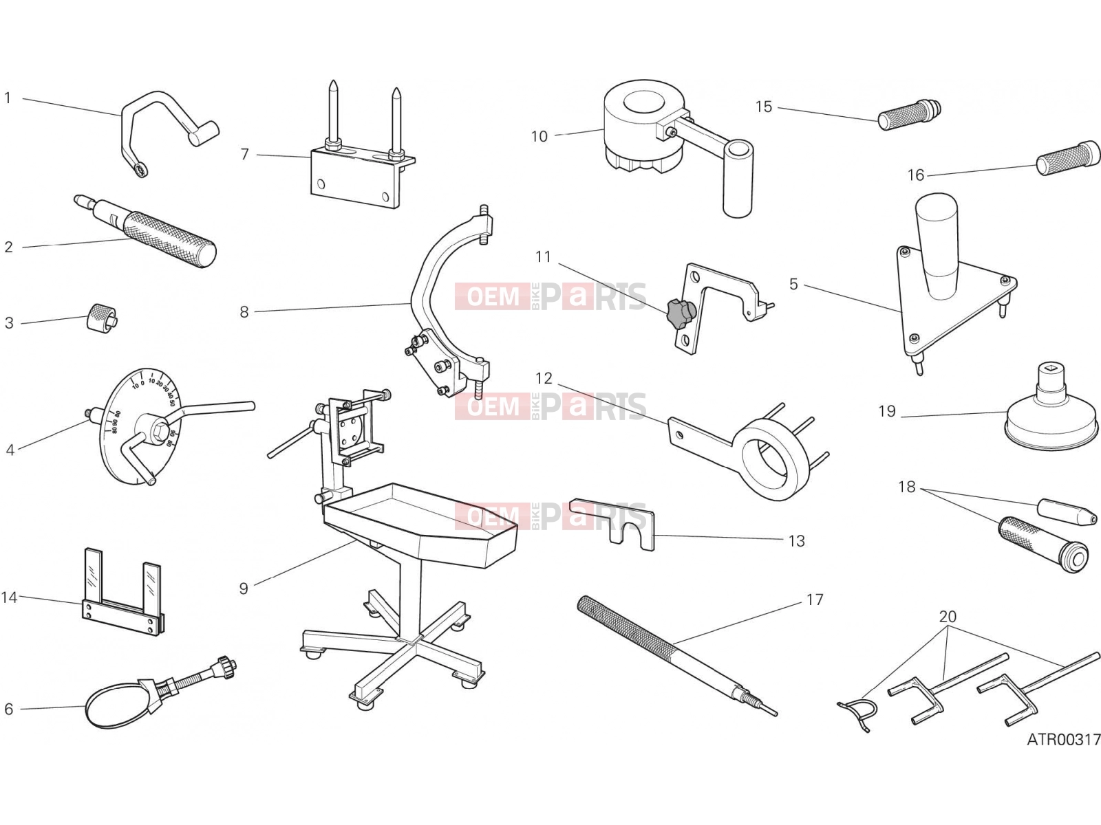 DUCATI 2015 Monster 1200 S WORKSHOP SERVICE TOOLS, ENGINE [MOD:M 1200S]