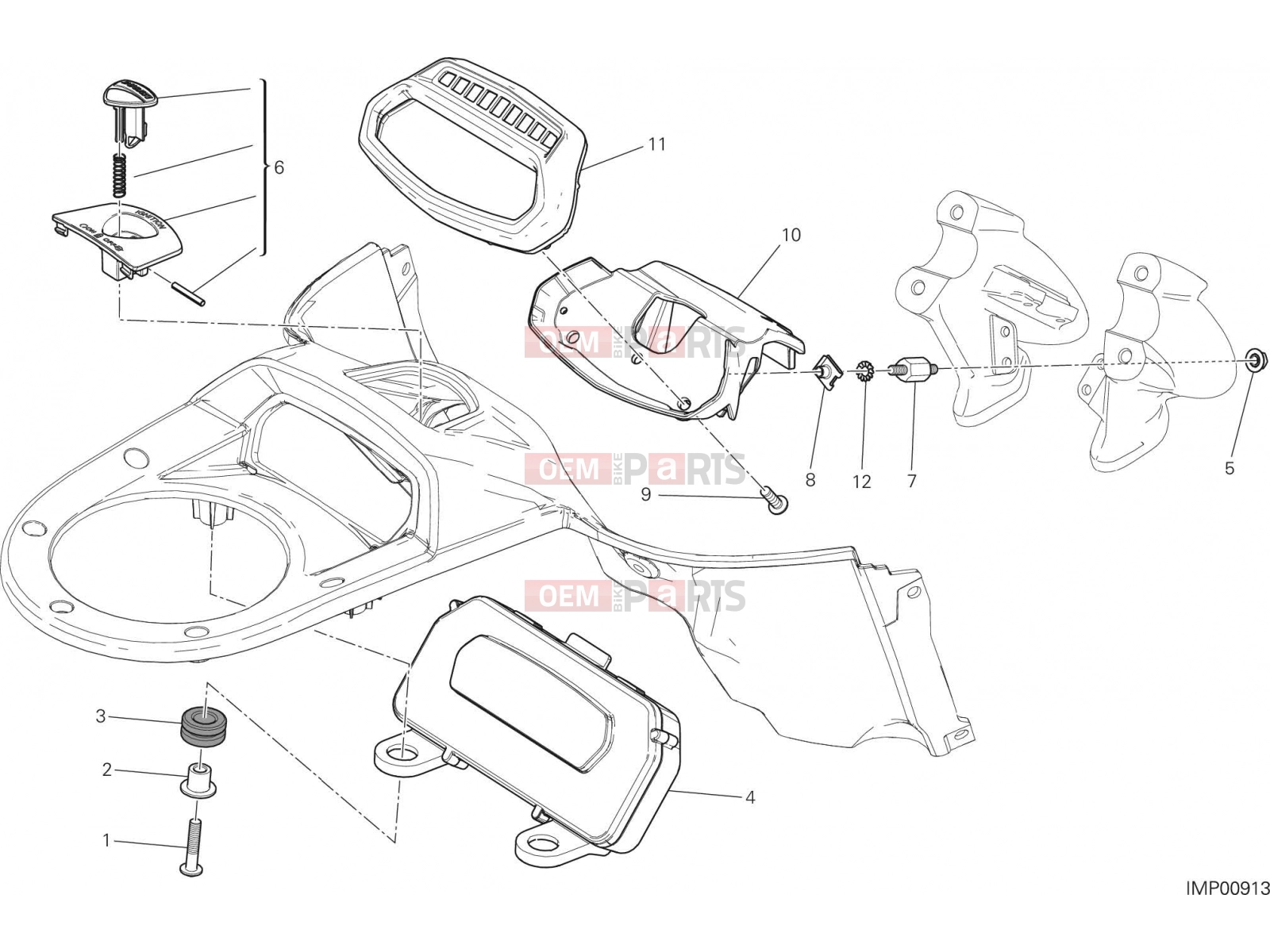 DUCATI 2016 Diavel INSTRUMENT PANEL [MOD:DVL]