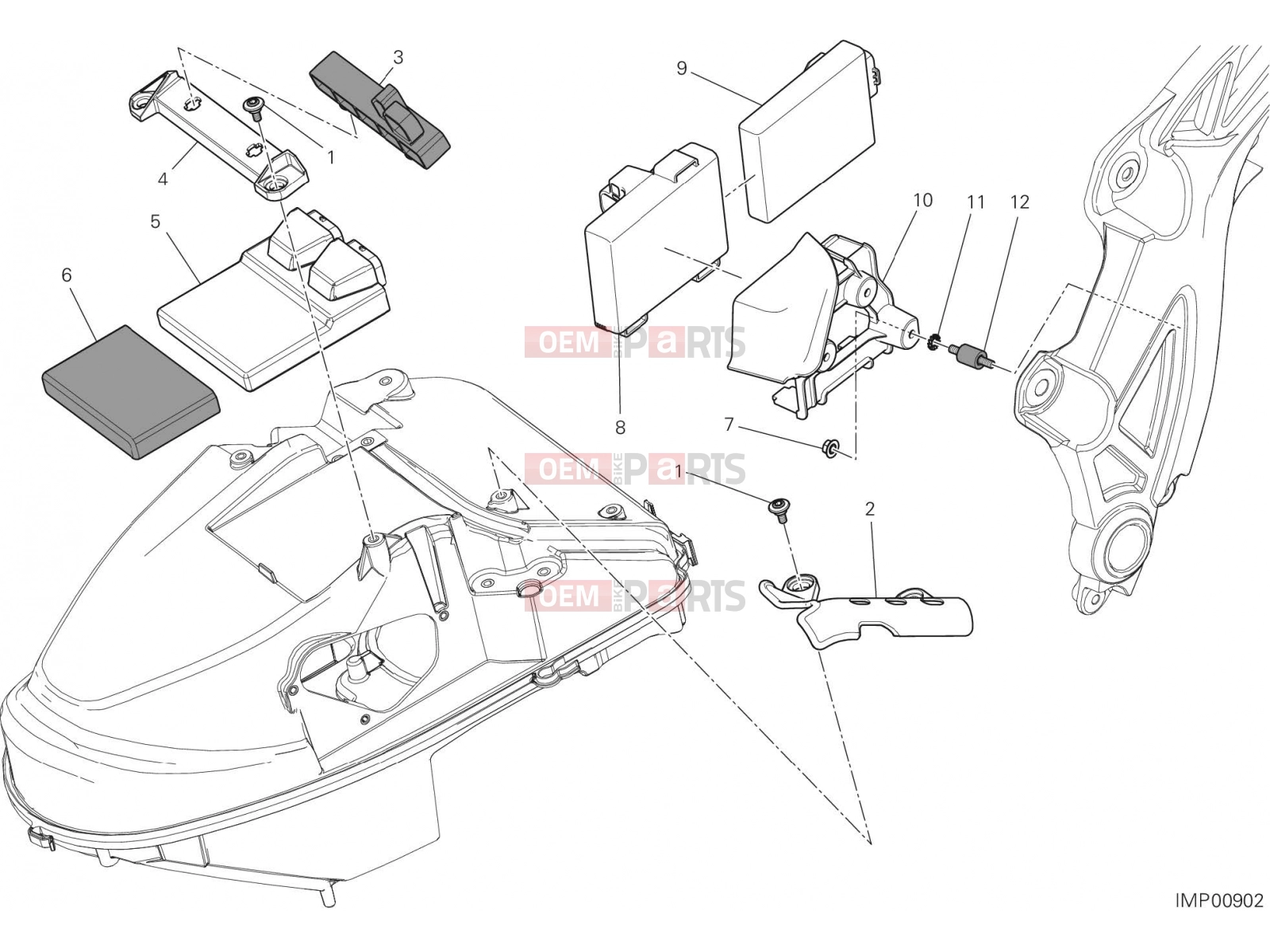 DUCATI 2016 Diavel Carbon ENGINE CONTROL UNIT [MOD:DVLC]