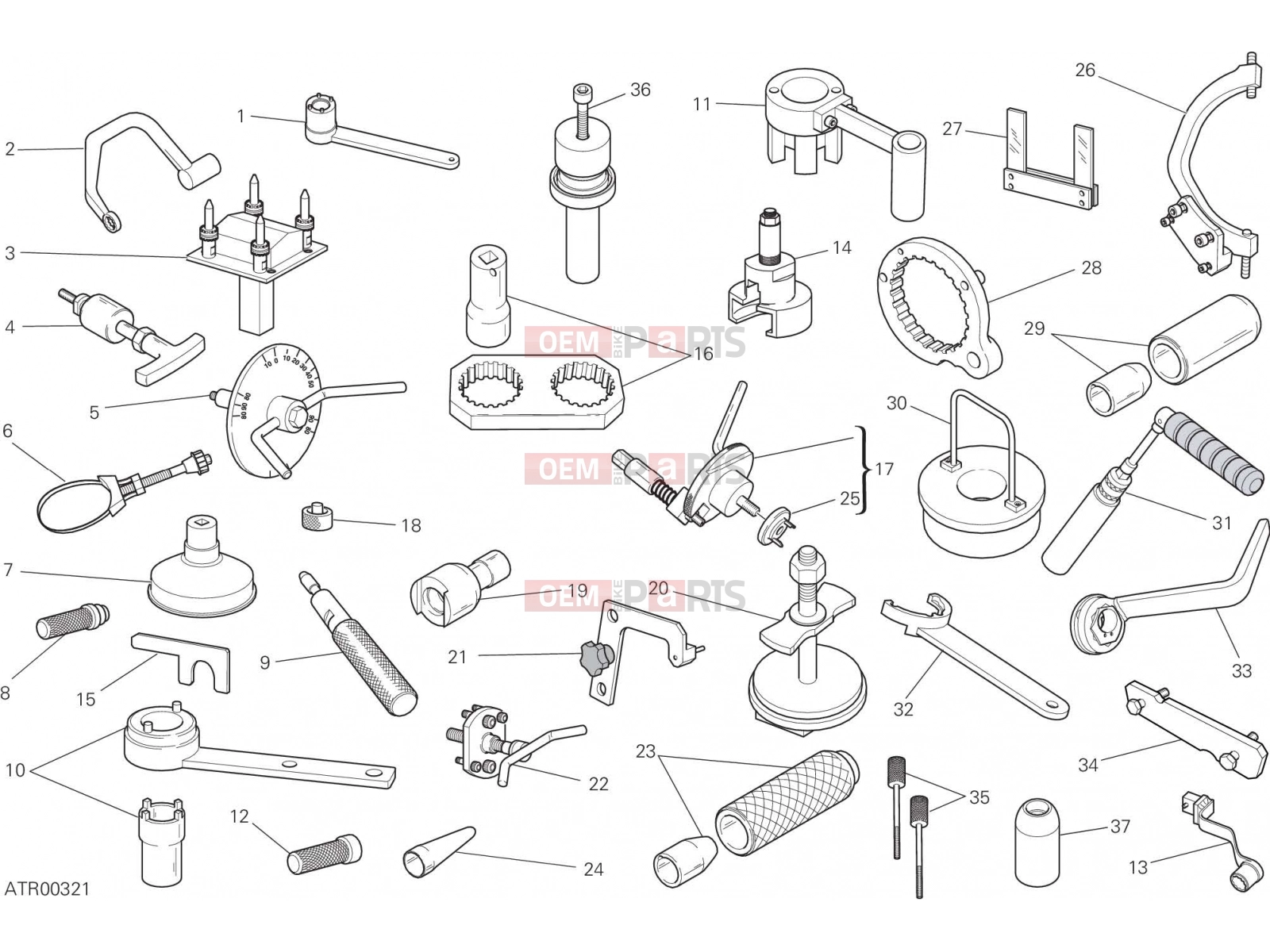 DUCATI 2016 Hypermotard 939 SP WORKSHOP SERVICE TOOLS (ENGINE) [MOD:HYM939SP]