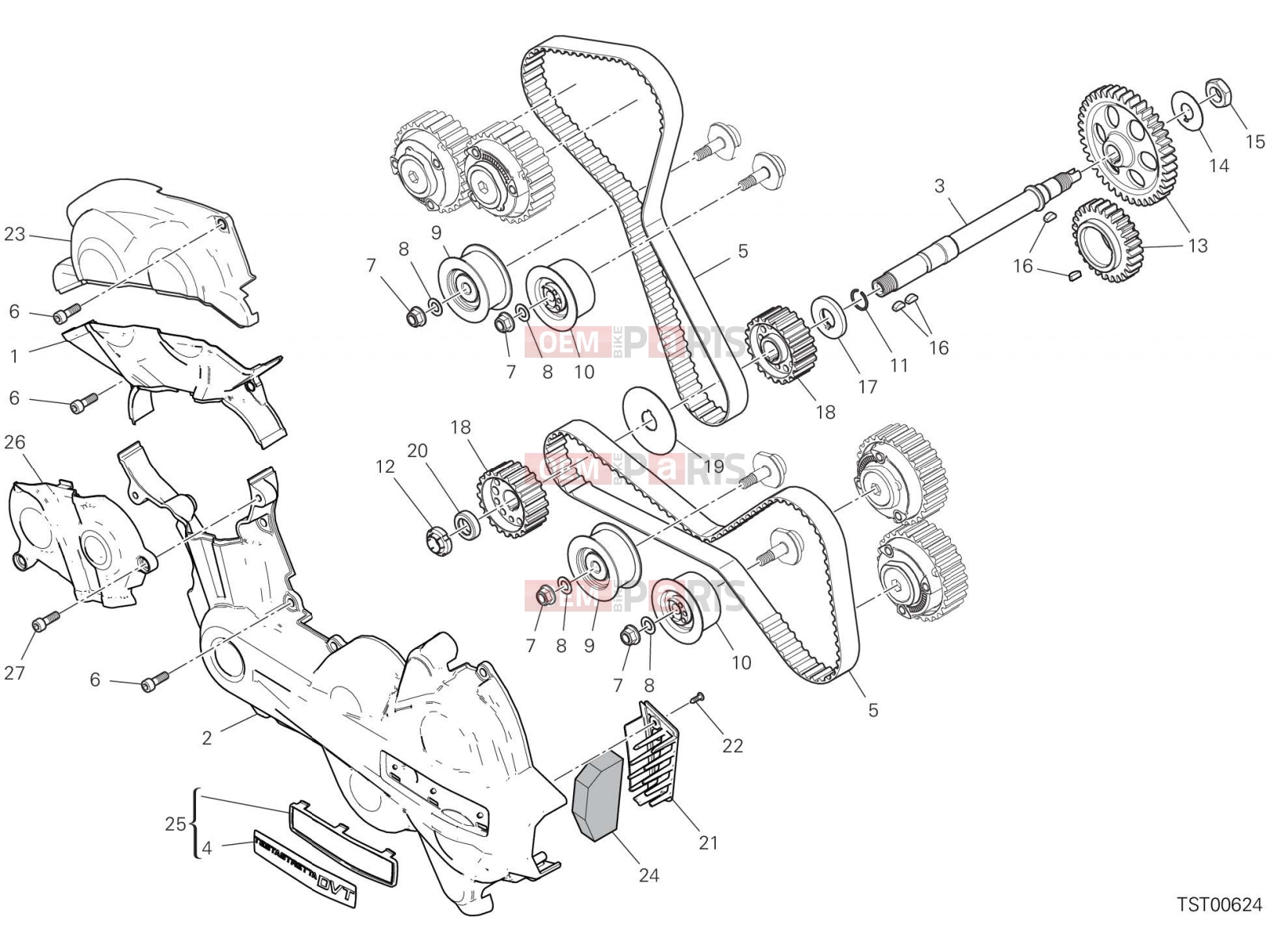 DUCATI 2019 Multistrada 1260 TIMING SYSTEM [MOD:MS1260]