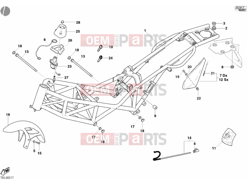 DUCATI 2004 Monster 800 FRAME » FRAME
