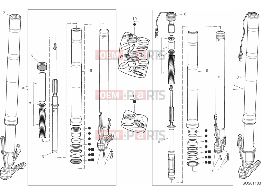 DUCATI 2021 Multistrada V4 S Front Fork