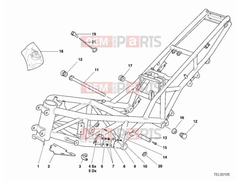 DUCATI 2004 Sporttouring ST4 S FRAME » FRAME