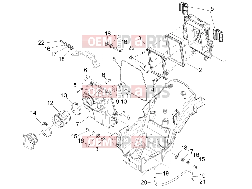 MOTOGUZZI Eldorado 1400 ABS Engine » Air box