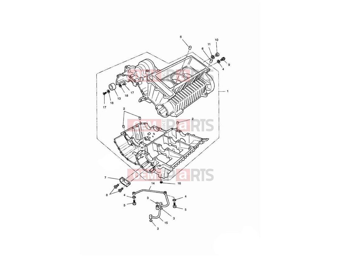 Triumph 1993 TRIDENT Crankcase
