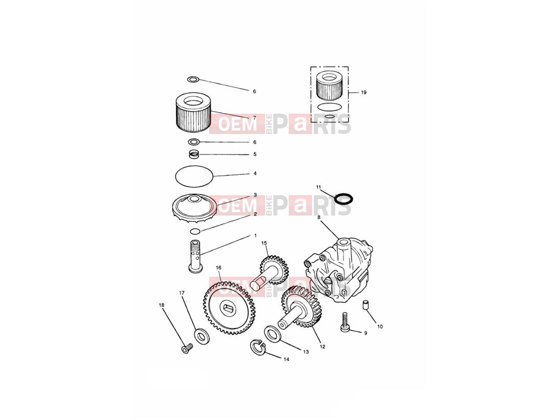 Triumph 1996 TRIDENT Lubrication System